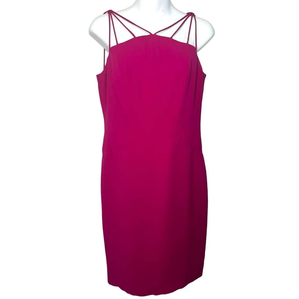 Elegant Pink Strappy Dress